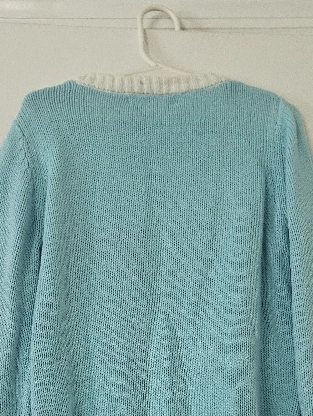 Polly Flinders Girls Sweater L 6X Penguin Winter Snow Sledding Christmas Knit